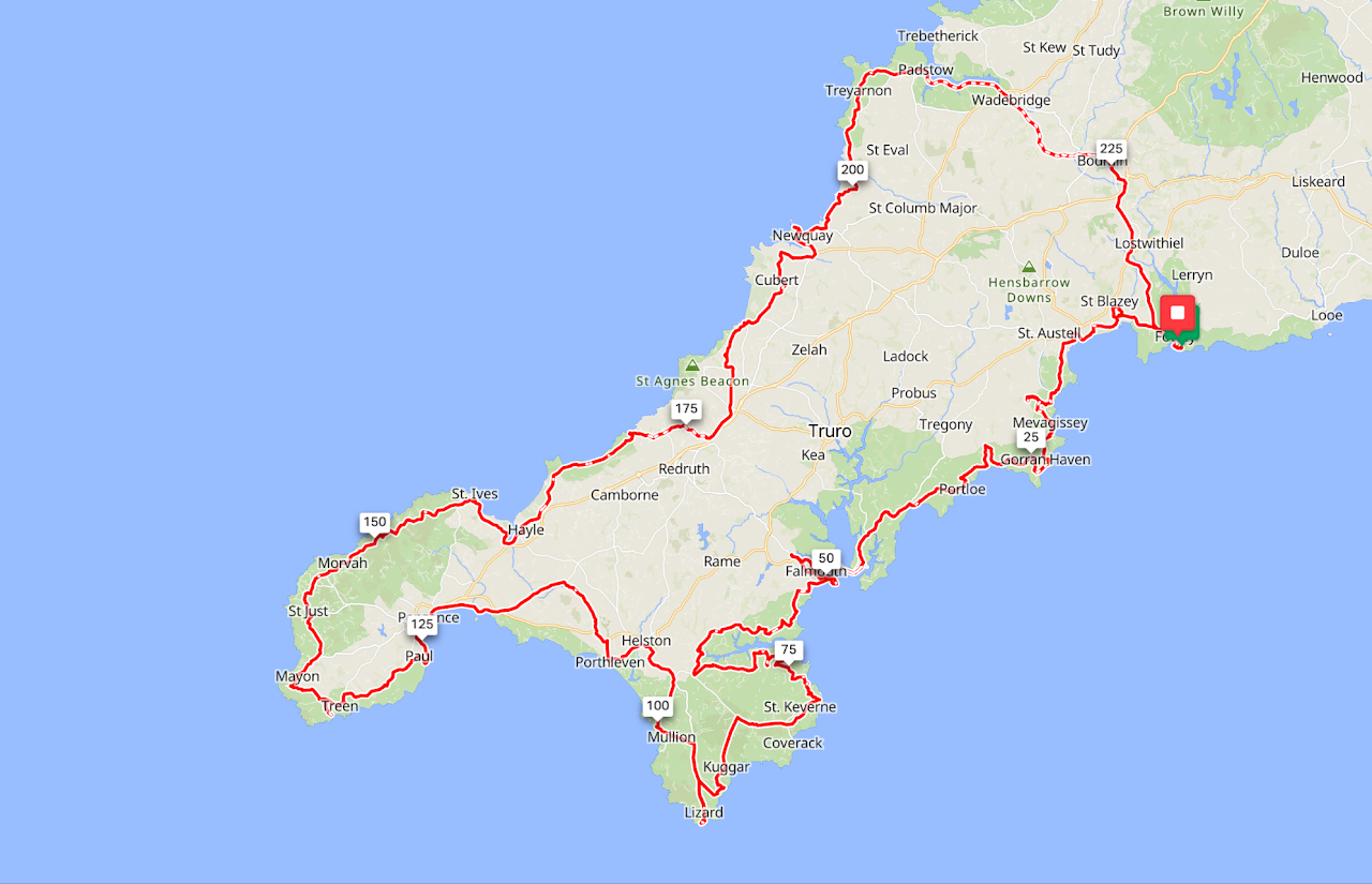Kernow Map