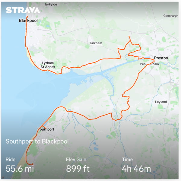 Chester To Ravenglass Map2