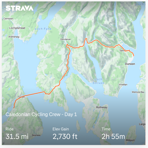 Caledonian Cycling Crew Map1