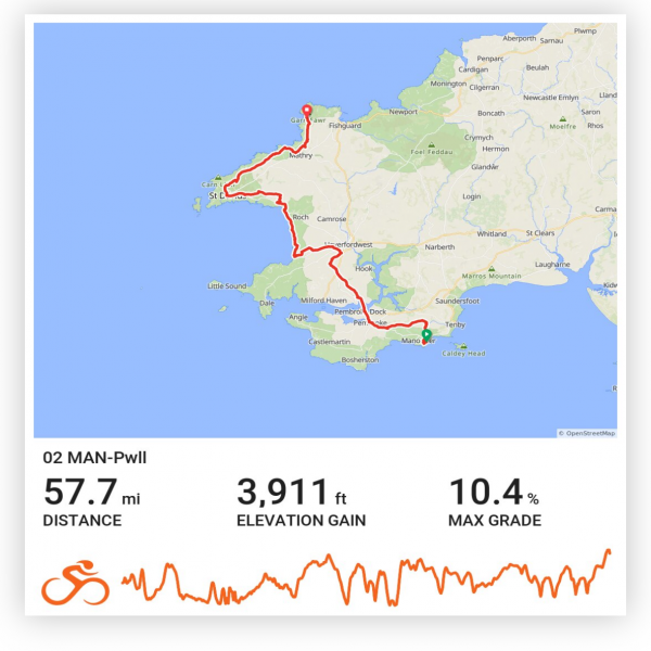 Man Pwll Map