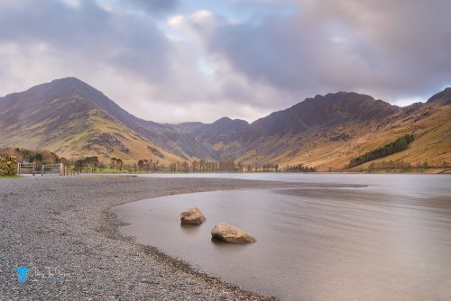 Buttermere, fleetwith-pike, Haystacks, Lake, lake-district, Landscape, Mountains, Pine-Trees, Spring, sunrise, White-Cottage