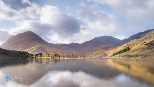 Buttermere, fleetwith-pike, Haystacks, Lake, lake-district, Landscape, Mountains, Pine-Trees, Spring, sunrise, White-Cottage, tony-tomlinson-photography,